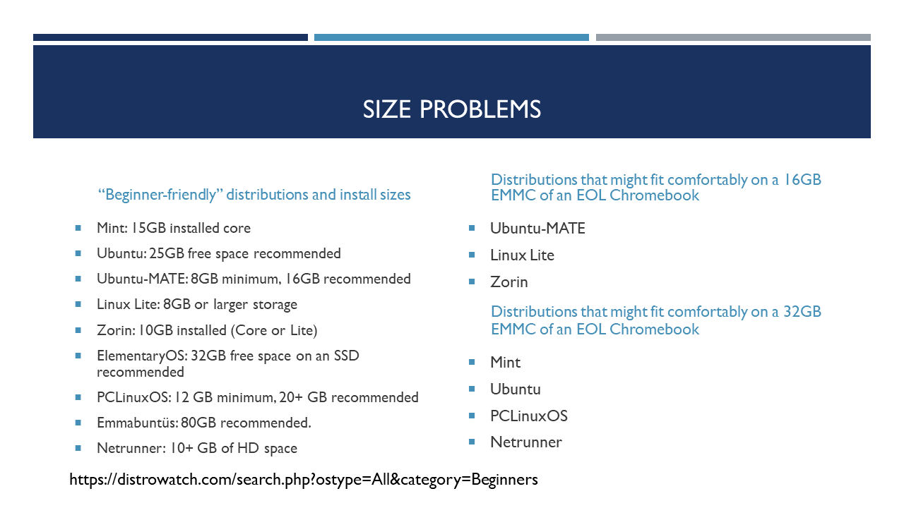 Size Problems: On Chromebooks